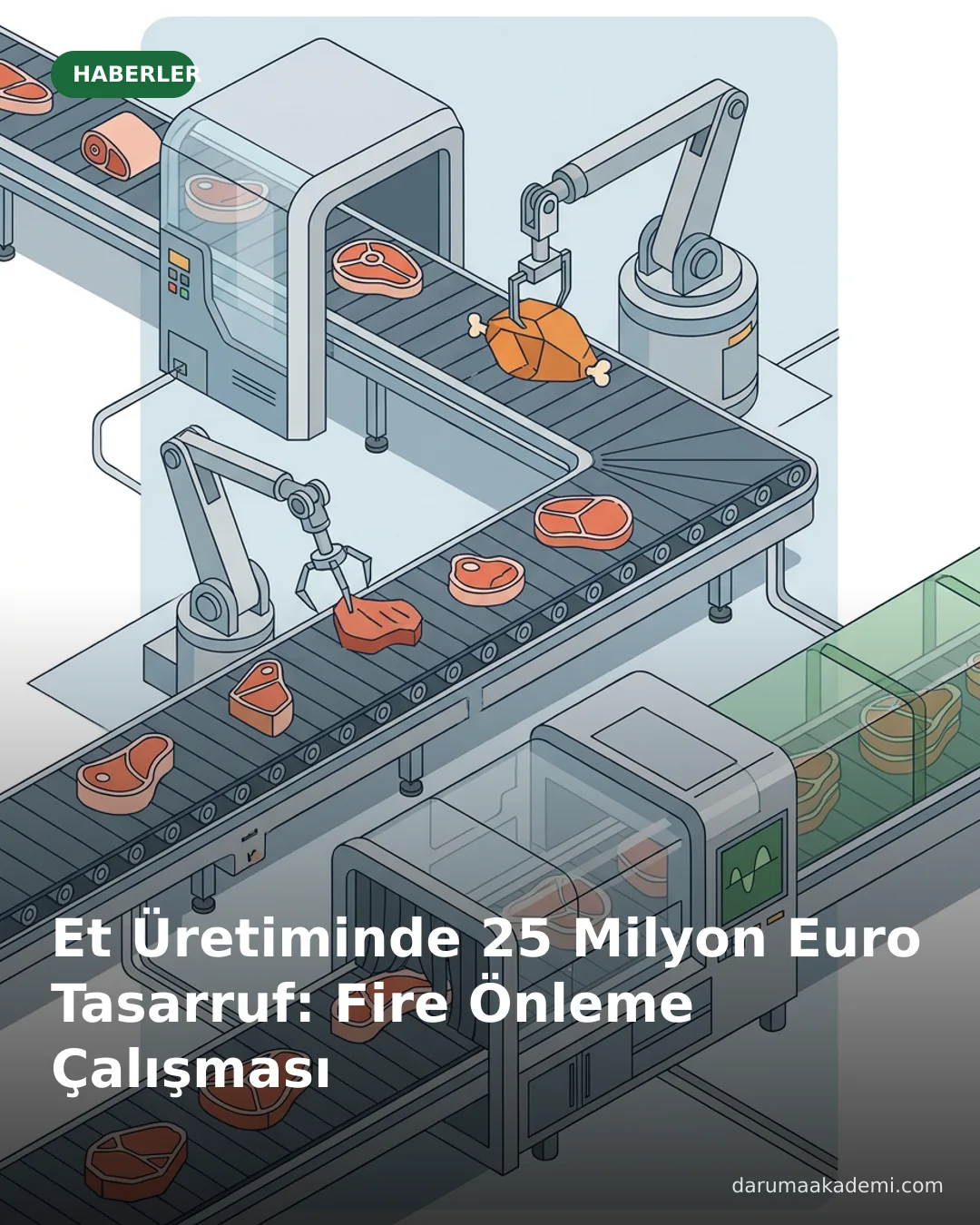 Et Üretiminde 25 Milyon Euro Tasarruf: Fire Önleme Çalışması