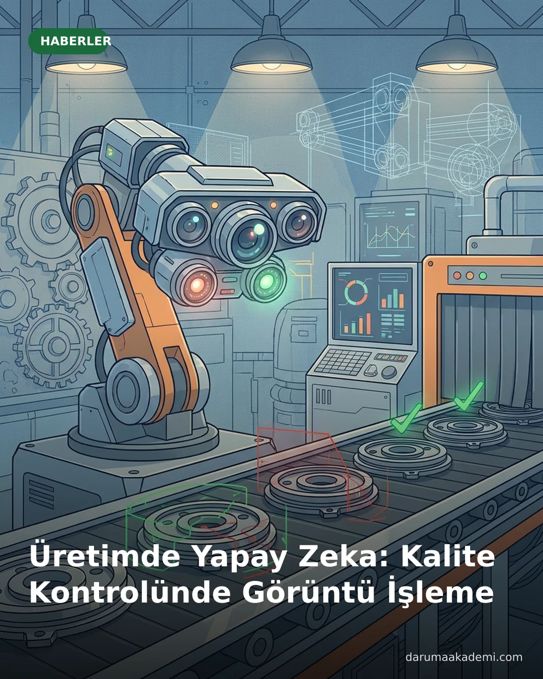 Üretimde Yapay Zeka: Kalite Kontrolünde Görüntü İşleme